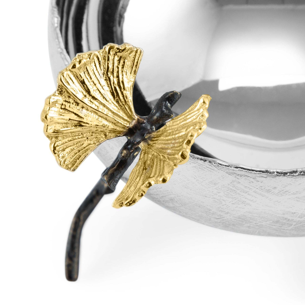 Чаша для орешков 11см Michael Aram Бабочки гинкго