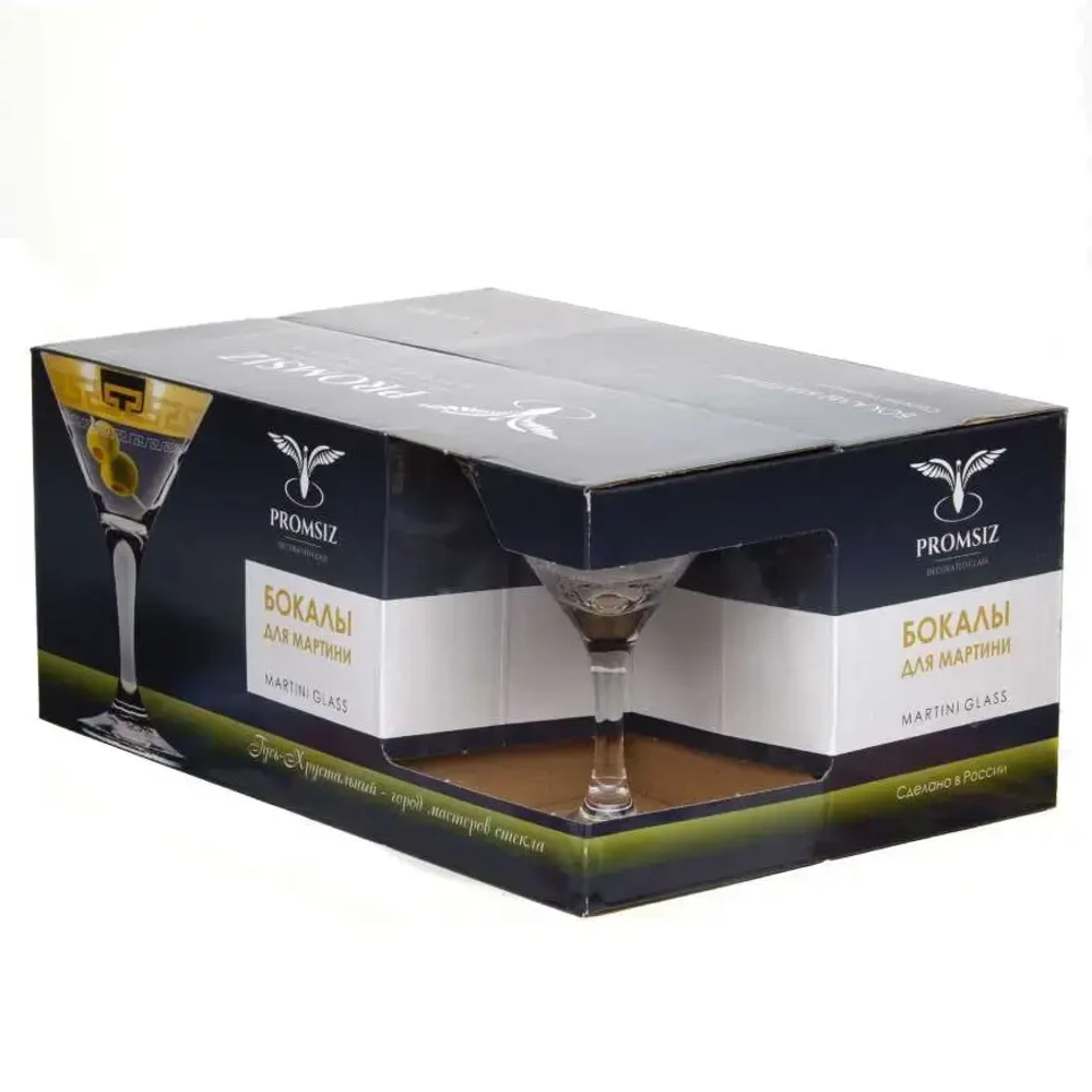 Набор бокалов для мартини 6шт с рисунком «Барокко» EAV63-410/S