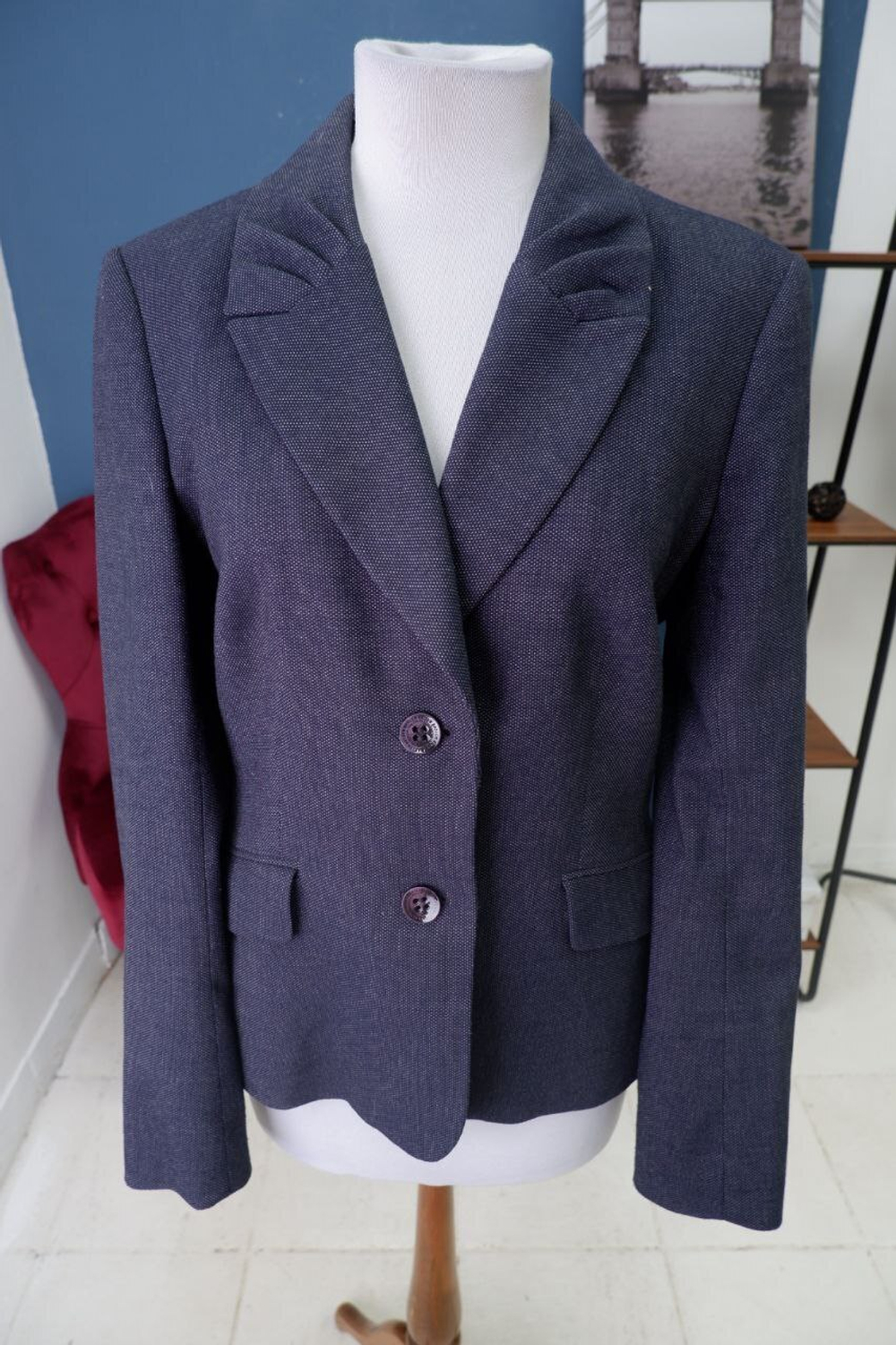 Пиджак Basler в мелкий горох 48 размер