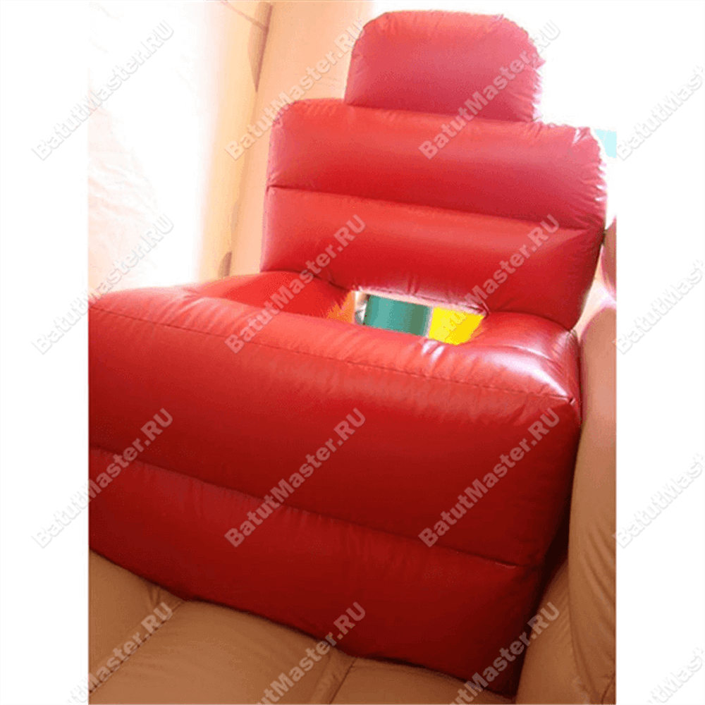 Коммерческий надувной батут "Военный автомобиль"