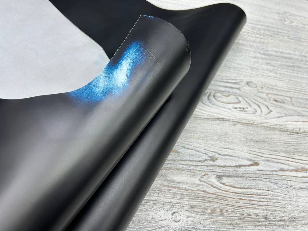 Brush Off Nero Blue (1,5-1,7 мм), цв. Черный, натуральная кожа