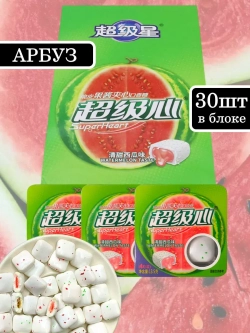 Жевательная резинка с жидкой начинкой Арбуз 13,5г * 30шт