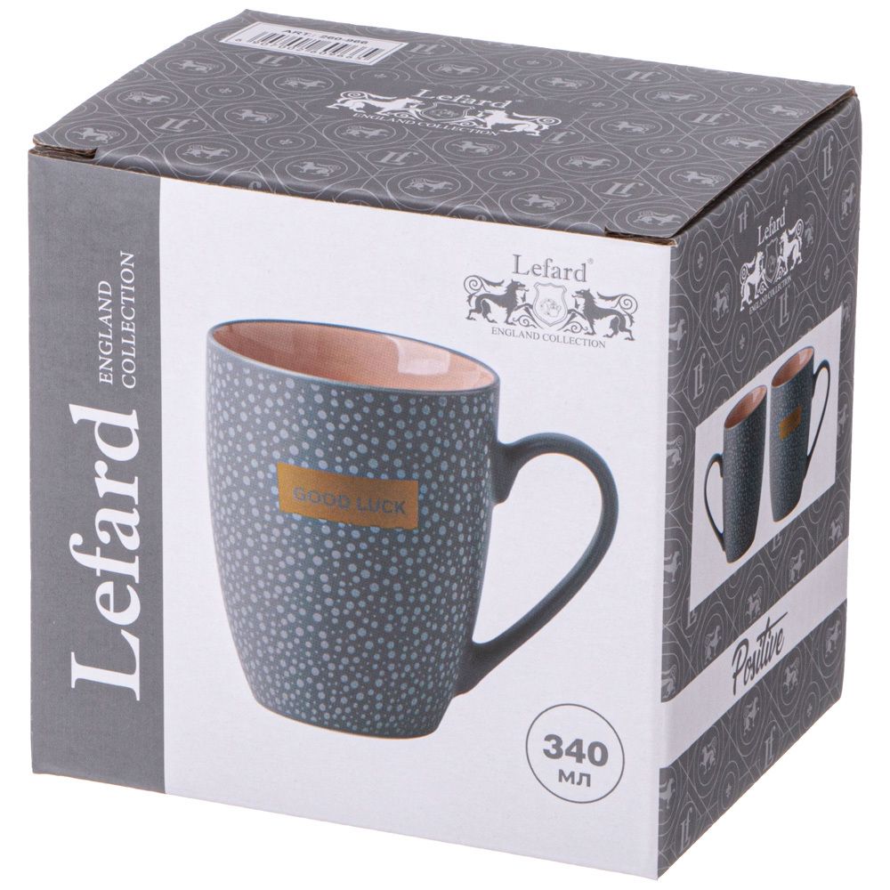 КРУЖКА "GOOD LUCK" 340 МЛ