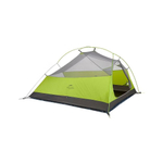 Палатка туристическая Naturehike Cloud Up 3 210T NH18T030-T трехместная с ковриком, зеленый, 6927595730621