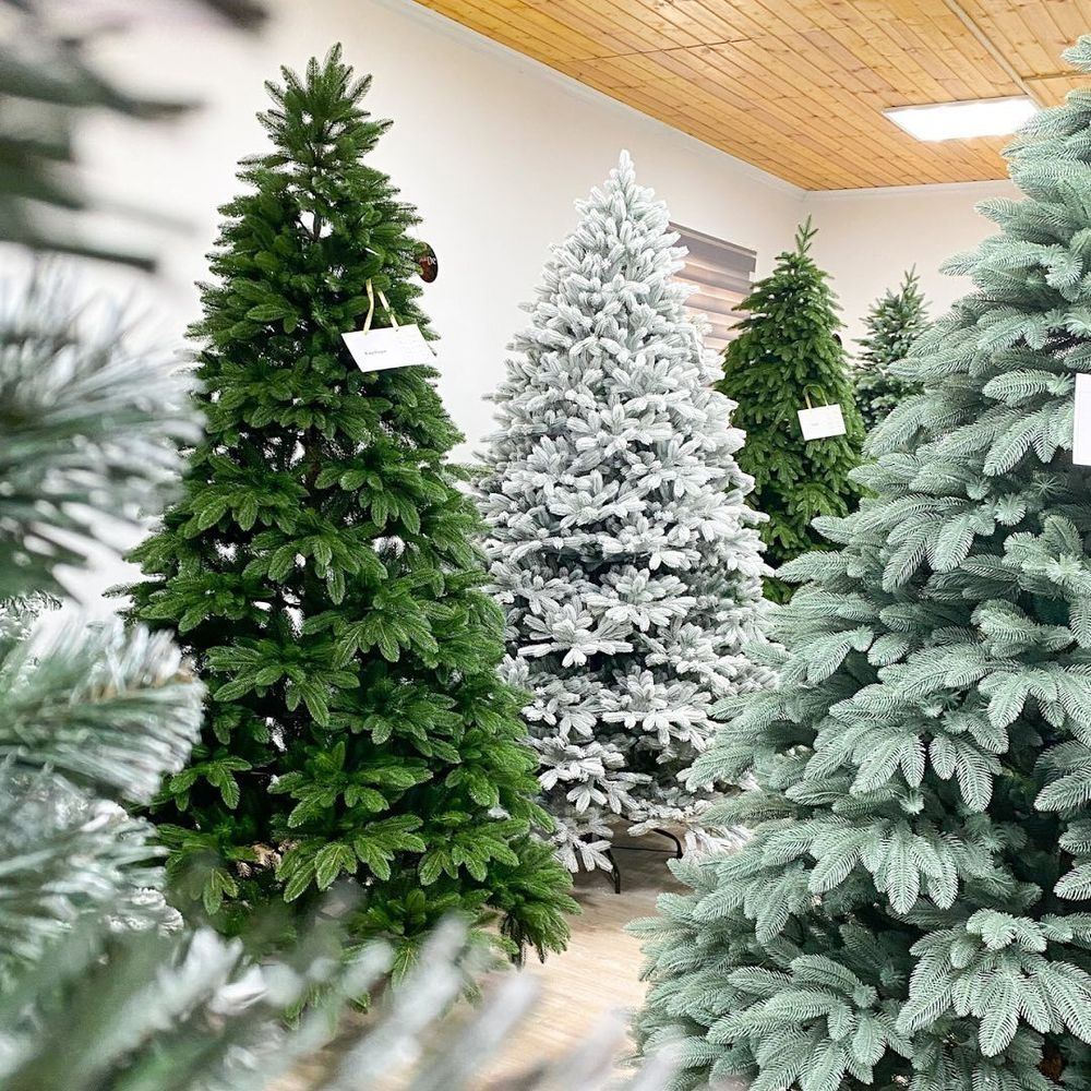 Ель искусственная «Барбара» (Литая хвоя) 185 см / 1,85 м