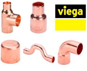 Медные фитинги под пайку Viega