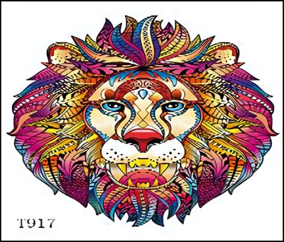 Пазл деревянный фигурный "Лев" МС-5579-7 (Basir)