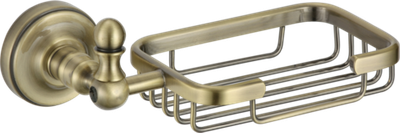 31022-D Мыльница настенная решётка (БРОНЗА) GANZER (20/1шт)