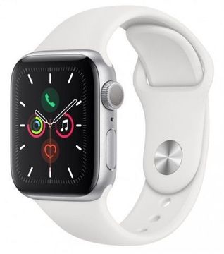 Apple Watch 5 44mm Aluminium Case with Sport Band серебряный