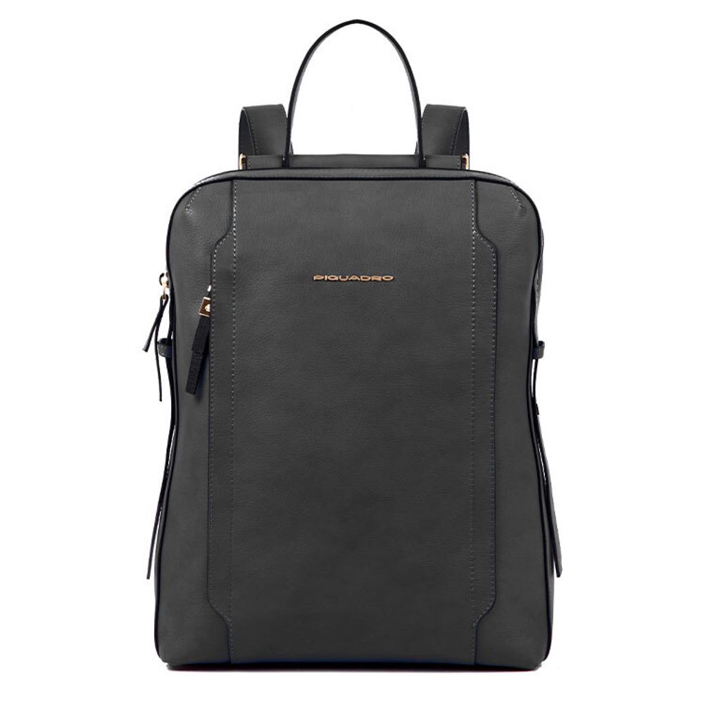 Рюкзак женский Piquadro Circle черный из кожи (CA4576W92/N)