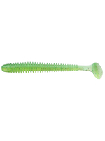 Приманка силиконовая Keitech Swing Impact 4.5" #417 Gold Flash Minnow, 3 упаковки по 6 штук