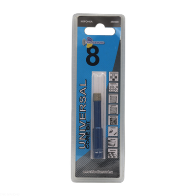 Коронка алмазная универсальная 8 мм 450008