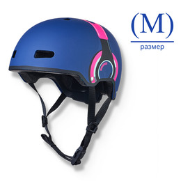 Шлем Micro - наушники синий/розовый (M) BOX
