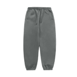 Трикотажные брюки STUFF "Basic" Флис Серый