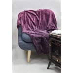 Плед 180*200см «ARIADNA», цвет аметист, микрофлис, 260 гр/м²