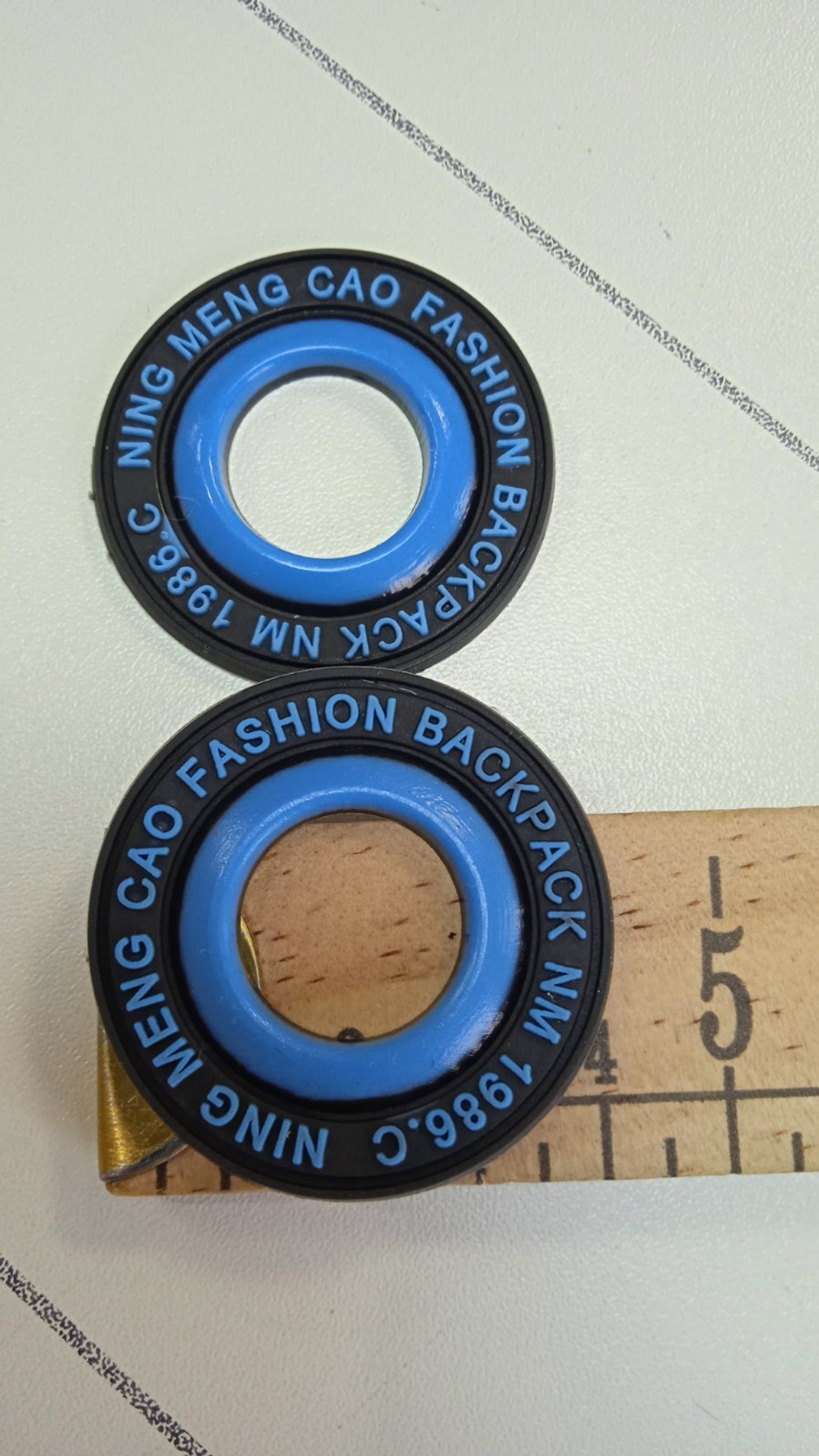 Нашивка под шнур. Цвет- Ярко-голубой