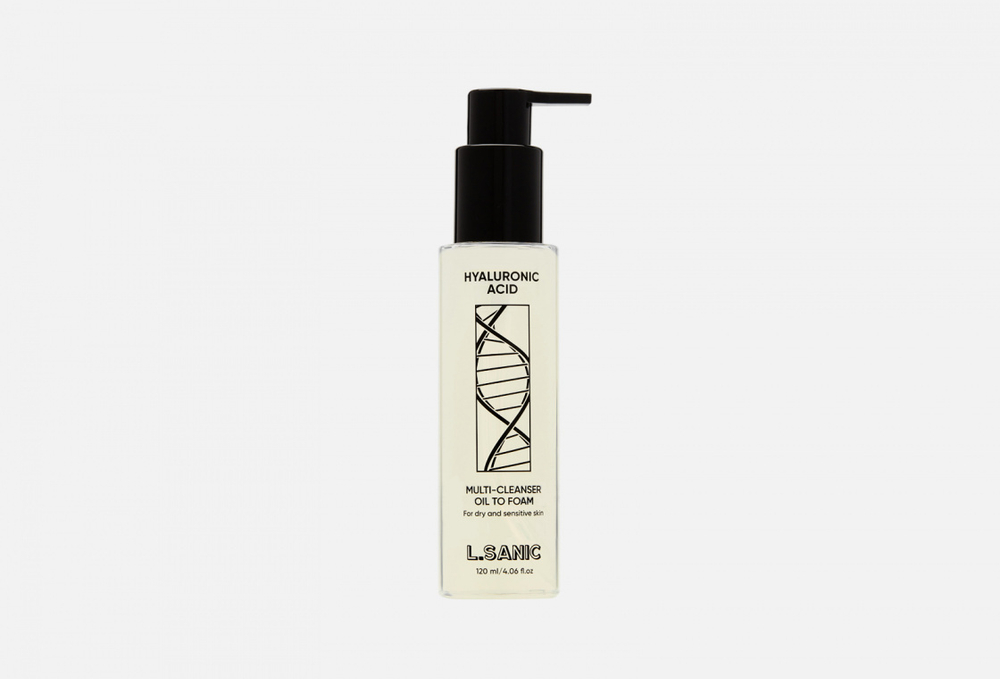 L.SANIC Hyaluronic Acid Oil to Foam Cleanser Гидрофильное масло-пенка с гиалуроновой кислотой
