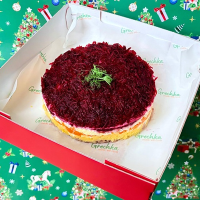 Салат сельдь под шубой 1кг(предзаказ)