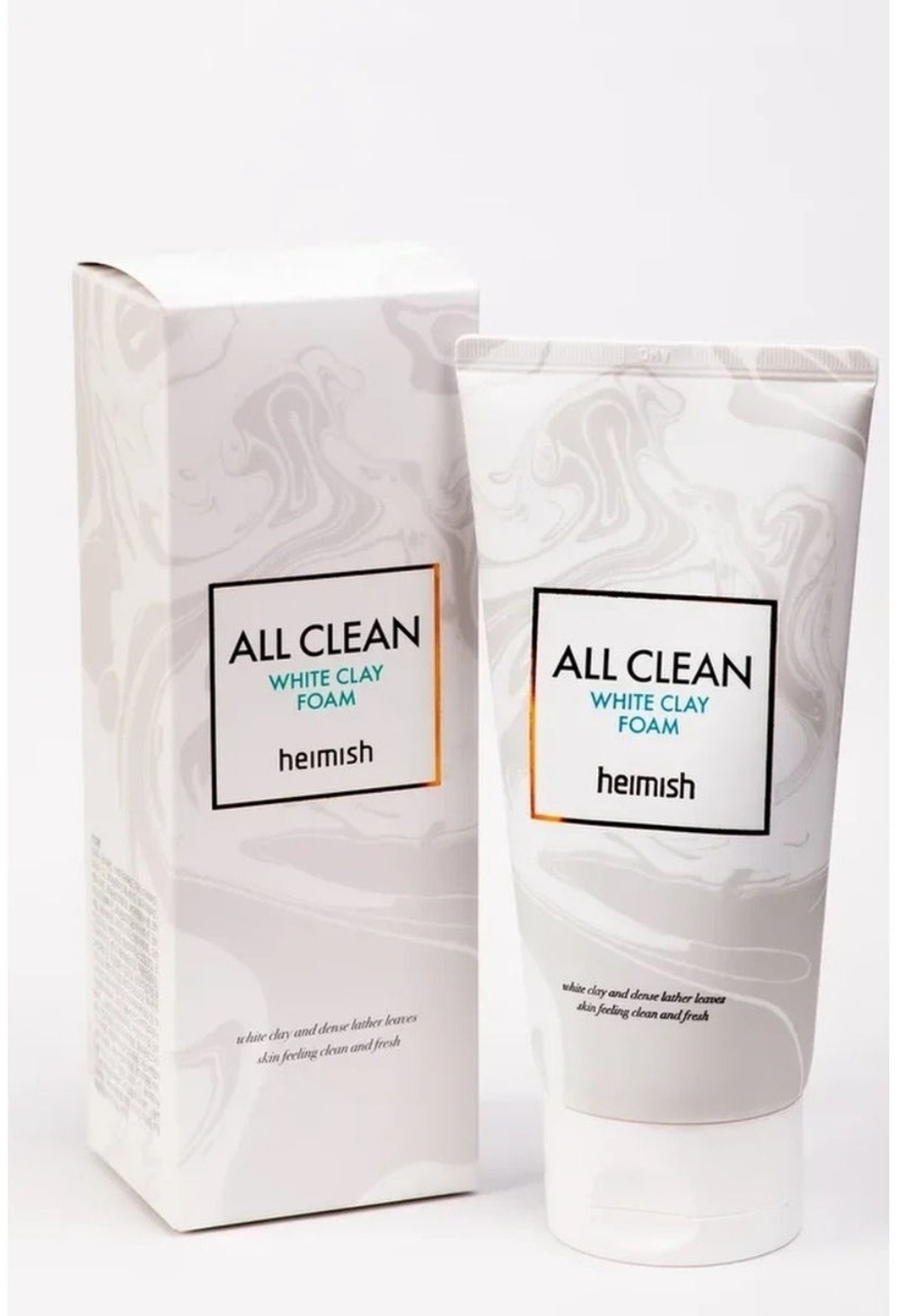 Глиняная пенка для глубокого очищения пор Heimish All Clean White Clay Foam