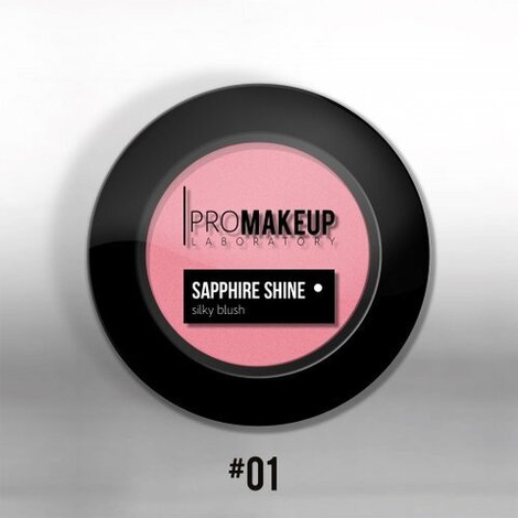 Компактные румяна PRO Makeup Saphire Shine 01