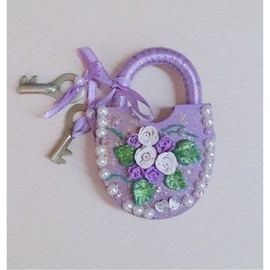 Замочек голубой SvetikFantasy (Размер:80х100х18мм)