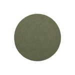 Despas Зеленый круглый ковер из синтетических волокон