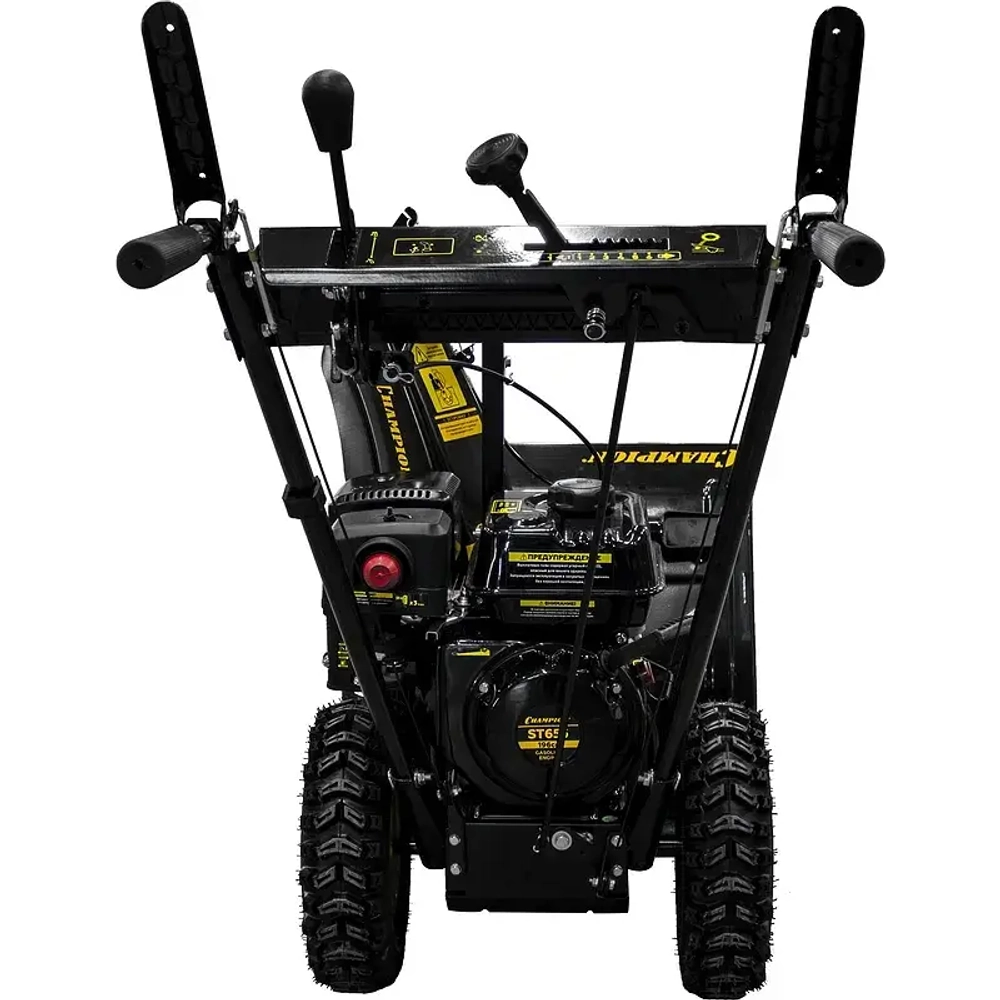 CHAMPION ST655 снегоуборщик бензиновый 6.5 л.с. ковш 56 см, выброс 15 м, 6 вперед/2 назад