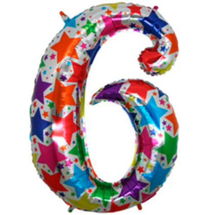 Цифра "6" звезды