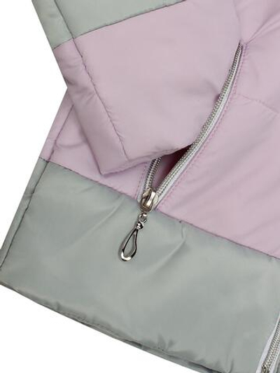 Куртка для девочек "Аглая" 26, 104р, лиловый/серебро