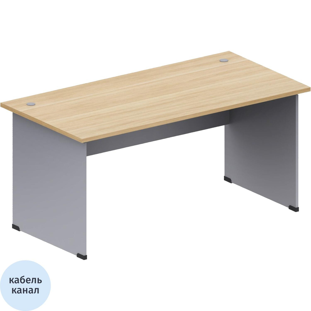 Стол письменный SH_Unica EF1-01 756757 (352003) бук/серый