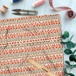 Ткань премиум мембрана пламенный балет