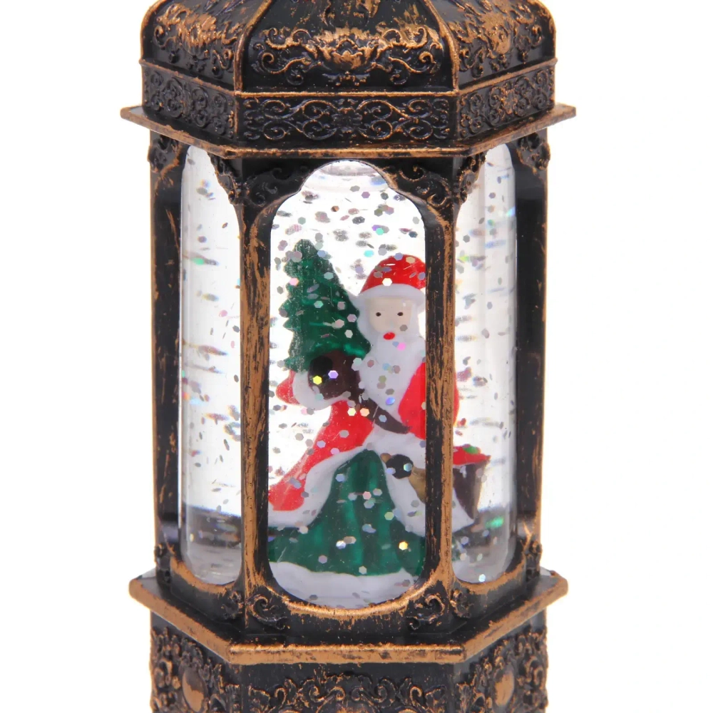 Сувенир с подсветкой «Сказочный мир - Дед Мороз» 6,4*14,5 см, Бронза (работает от батареек LR44*3)