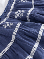 Платье для девочки Next E45-373, Белый, Синий