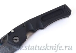 Нож Dwaine Carrillo Tunnel Ratt Damascus Magnum Кастомфотография - 3