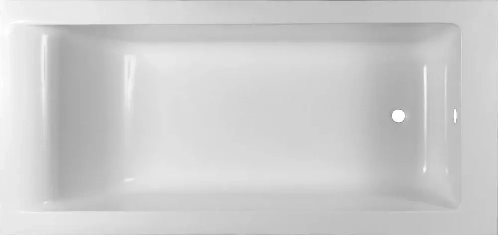 Ванна из литьевого мрамора Эстет Дельта 180x80 белая