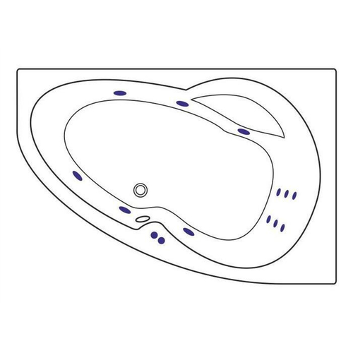 Акриловая ванна Excellent Newa P Line 160x95 WAEX.NEP16.LINE