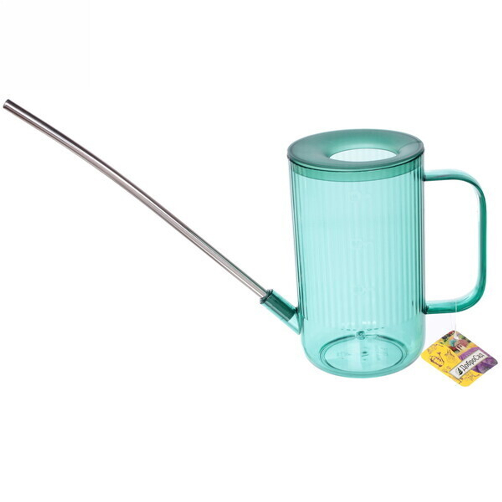 Лейка для растений 1л «Niagara Falls» с прикорневым поливом, нефрит ДоброСад