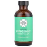 Pure Body Naturals, эфирное масло, перечная мята, 120 мл (4 жидк. унции)