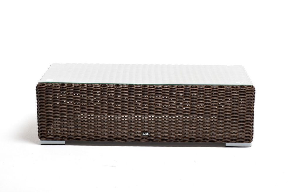 "Боно" лаунж-зона из искусственного ротанга, цвет коричневый