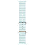 Часы Apple Watch Ultra 2, 49 мм GPS + Cellular, титан бежевого цвета, ремешок Ocean голубого цвета (2024)