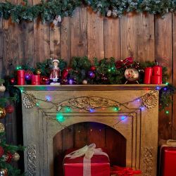 ULD-S0500-050-DGA MULTI IP20 Гирлянда светодиодная. 5м. 50 светодиодов. Разноцветный свет. Провод зеленый. ТМ Uniel