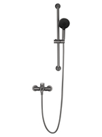 Смеситель для ванны с душевым гарнитуром WONZON & WOGHAND ALFA, Темный графит (WW-AE3205-BGG)