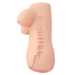 Телесный мастурбатор-вагина 17,5см с имитацией груди Kokos Clara OnaHole