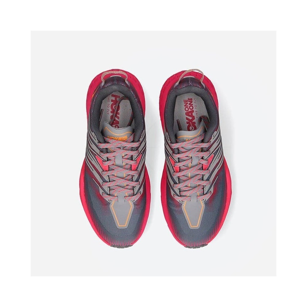 Кроссовки женские HOKA W SPEEDGOAT 4 Castlerock / Paradise Pink