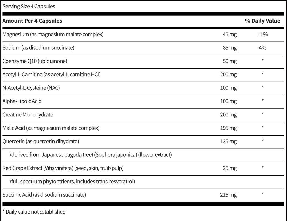 Mitothera Formula 120 капсул Klaire Labs