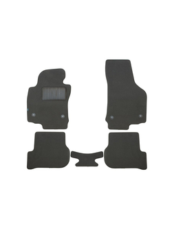 Коврики в салон для SEAT Leon АКПП 2005-2009, 2009-2012, хэтчбек, 5 шт. (текстиль) KLEVER03440222110KH