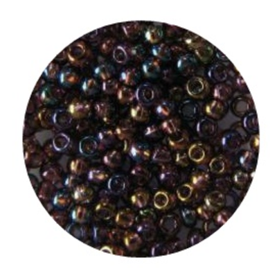 Бисер 10/0 PRECIOSA, 5 гр*10 уп, фиолетовый перламутр прозрачный