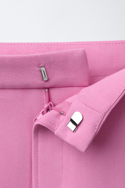 ZARA КОРОТКАЯ ЮБКА, РОЗОВЫЙ