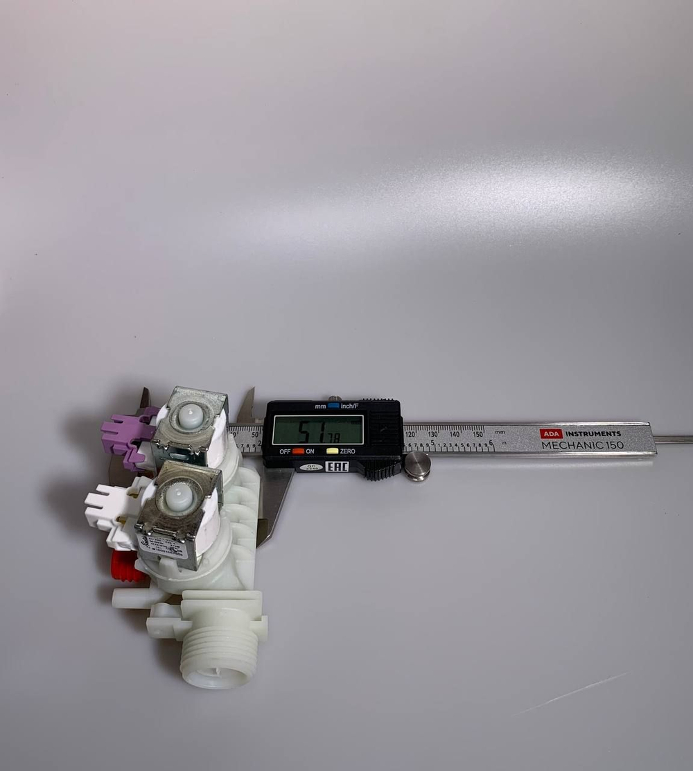 Клапан заливной для стиральной машины Indesit, универсальная, нового образца