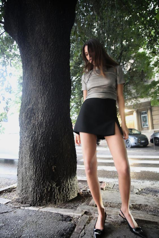 ZARA ТОП В РУБЧИК С МЕТАЛЛИЧЕСКИМ БЛЕСКОМ, ТЕМНЫЙ ХАКИ